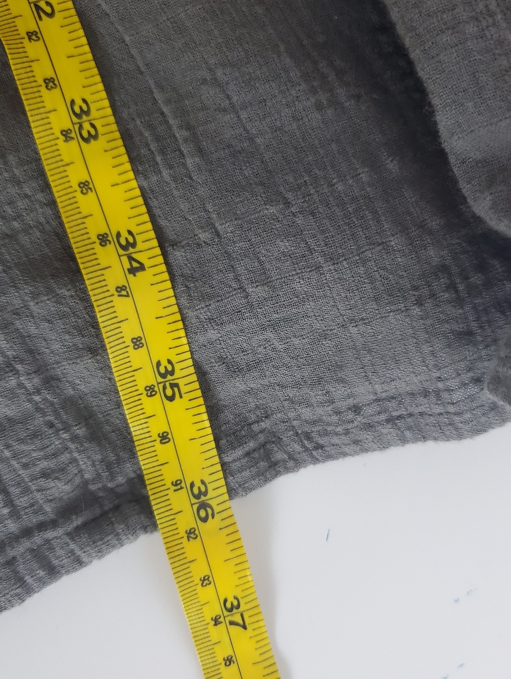 Sundance Grey Button-Front Tunic Dress Size Medium - Picture 7 of 15